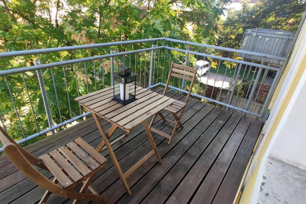 Modern Studio08 With Big Balcony In The Neustadt Dresden Buitenkant foto